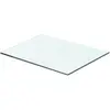 Image de vidaXL Panneau Étagère Verre Transparent