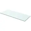 Image de vidaXL Panneau Étagère Verre
