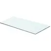 Image de vidaXL Panneau pour Étagère Verre Transparent 60x25 cm