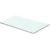 Image de vidaXL Panneau pour étagère Verre - 60 x 30 cm