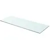Image de VidaXL Panneau d'Étagère Verre Transparent - 80 x 30 cm