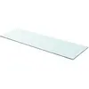 Image de vidaXL Panneau Étagère Verre Transparent 90x30 cm