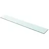 Image de VIDAXL Panneau pour étagère - Verre transparent 100 x 15 cm