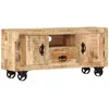 Image de VIDAXL Meuble TV - Bois de manguier brut