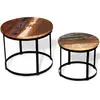 Image de Vidaxl Tables basses - Bois récupéré