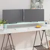 Image de vidaXL Support TV verre vert 120x30x13 cm