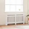 Image de vidaXL Cache-radiateur MDF Blanc 172 cm