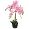 Image de VidaXL Orchidée artificielle 75cm rose