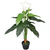 Image de VidaXL Lis Calla artificiel 85cm blanc