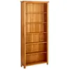 Image de vidaXL Bibliothèque 6 étagères Bois de chêne