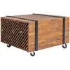 Image de VidaXL Table d'Appoint - Teck - 60x60x38 cm