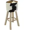 Image de VIDAXL Tabouret de bar - Cuir de chèvre