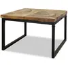 Image de VidaXL Table Basse Teck Résine 60 cm