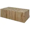 Image de vidaXL Table Basse Teck Véritable