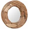Image de VIDAXL Miroir décoratif en teck - Marron