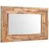 Image de vidaXL Miroir décoratif teck 90x60 cm