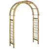 Image de vidaXL Arche avec treillis Bois de pin imprégné