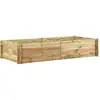 Image de vidaXL Jardinière pour légumes 197x100x40 cm - Bois de pin imprégné