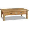 Image de vidaXL Table Basse Teck Massif 100x60x35 cm
