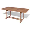 Image de vidaXL Table de jardin 180x90x75 cm Bois de teck