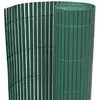 Image de vidaXL Clôture jardin Double face PVC Vert