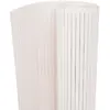 Image de vidaXL Clôture de jardin Double face 90x500 cm - Blanc