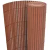 Image de vidaXL Clôture jardin PVC Marron