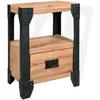 Image de vidaXL Table de chevet - Bois d'acacia