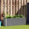 Image de vidaXL Lit surélevé de jardin 150x50x54 cm - Gris
