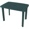 Image de vidaXL Table de jardin - Vert plastique