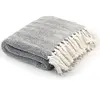 Image de vidaXL Couverture coton - Bleu marine - 125x150 cm