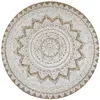Image de vidaXL Tapis Jute Tressé - 90 cm Rond