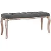 Image de vidaXL Banc Gris foncé 110x38x48 cm