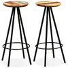 Image de VIDAXL Tabourets de bar - Bois récupération