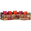 Image de VidaXL Pouf Modulaire 4 Places