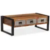 Image de vidaXL Table basse - Bois récupération