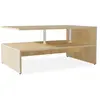 Image de vidaXL Table basse 90x59 cm - Chêne