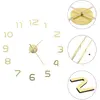 Image de VidaXL Horloge 3D XXL Dorée