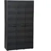 Image de vidaXL Armoire de rangement jardin Noir