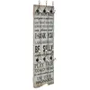 Image de vidaXL Porte-manteau mural 120x40 cm - Noir et blanc