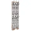 Image de VidaXL Porte-manteau mural FAMILY RULES