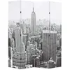 Image de VidaXL Cloison New York Noir et Blanc