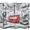 Image de vidaXL Bus londonien Noir et blanc