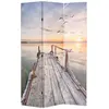 Image de vidaXL Cloison de séparation pliable 120 x 170 cm - Lac