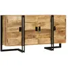 Image de vidaXL Buffet Bois de manguier massif 150x40x80 cm