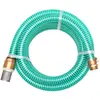 Image de vidaXL Tuyau aspiration 7m Vert