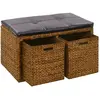 Image de vidaXL Banc avec paniers