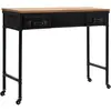 Image de VidaXL Table Console MDF et Sapin - 100 cm - Multicolore