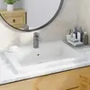 Image de vidaXL Lavabo Granit 600x450 mm - Blanc