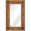 Image de vidaXL Miroir Acacia Massif
